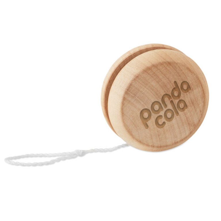 Yo-yo publicitaire en bois - Natus | pandacola