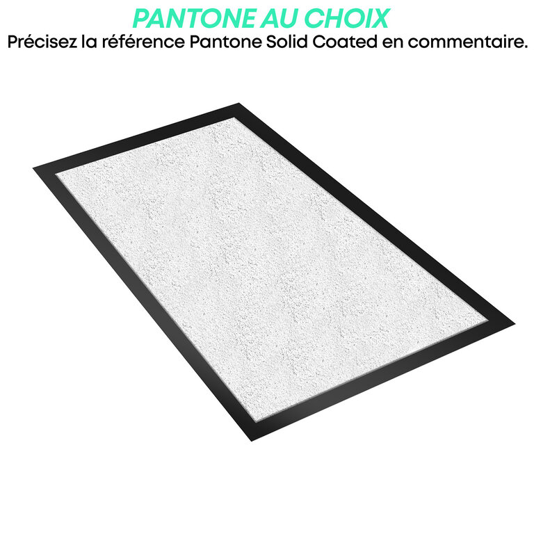 Tapis antidérapant personnalisable en quadrichromie 80 x 120 cm - Gambi | pandacola