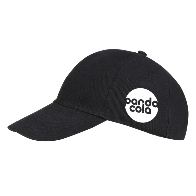 Casquette publicitaire 5 panneaux avec boucle métallique 260 gr/m² - Long Beach | pandacolach