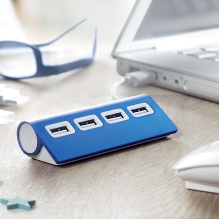 Duplicateur USB personnalisable 4 ports 2.0 - Connectado | pandacolach - 4