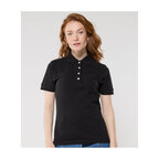 Polo personnalisable femme en coton piqué à boutons colorés personnalisable 210 gr/m² - Mashou | pandacola - thumb