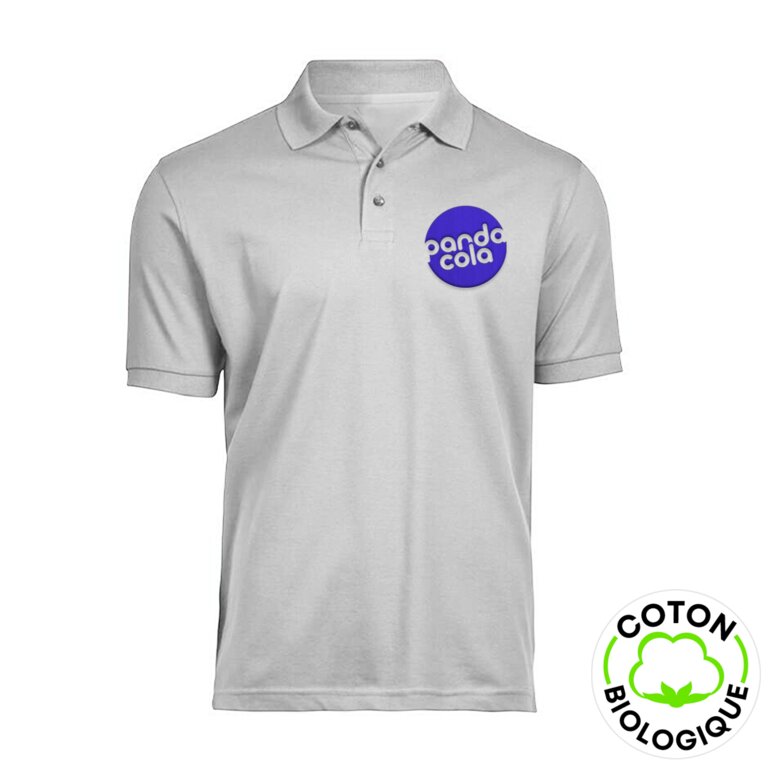 Polo personnalisable en coton organique 215 gr/m² | TEE JAYS® - Luxy White | pandacolach