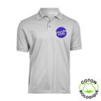 Polo personnalisable en coton organique 215 gr/m² | TEE JAYS® - Luxy White | pandacolach - thumb - 1