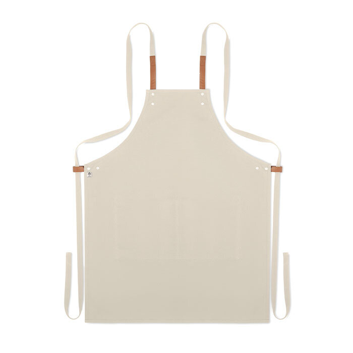 Tablier de chef personnalisable en coton et toile organique - Deluxe | pandacolach - 2