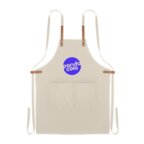 Tablier de chef personnalisable en coton et toile organique - Deluxe | pandacolach - thumb - 3