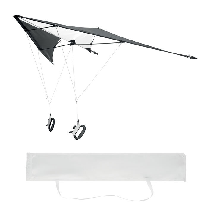 Cerf-volant en polyester avec 2 poignées personnalisables - Fly away | pandacolach