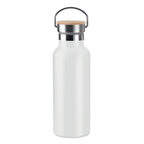 Bouteille isotherme personnalisée à double paroi et bambou 500 ml - Helsinki | pandacolach - thumb - 1