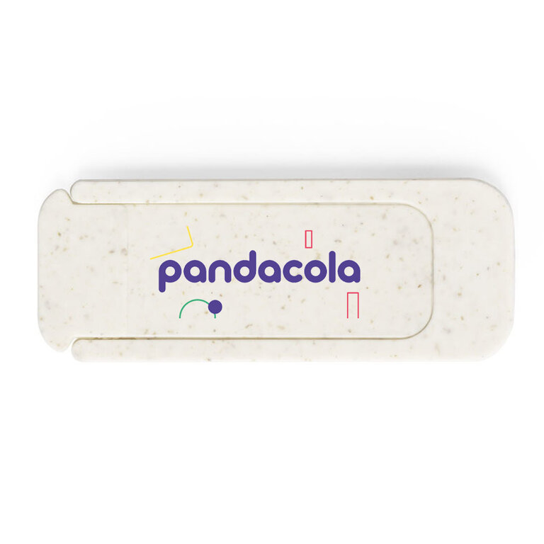 Cache webcam personnalisable coulissant en canne de blé - Fildon | pandacola