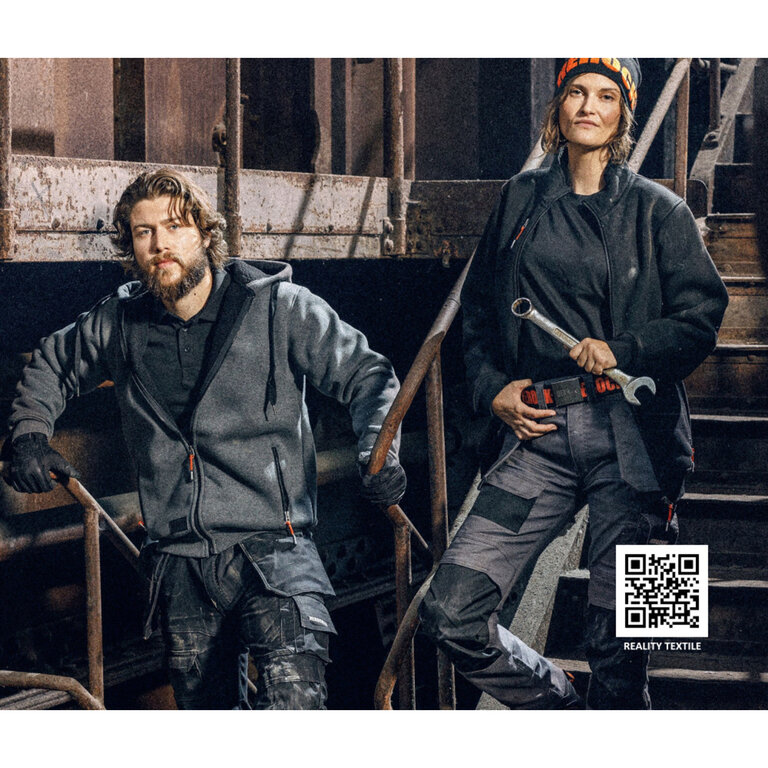 Sweat personnalisé zippé à capuche en coton 600 gr/m² | HEROCK® - Lisbonne | pandacola