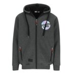 Sweat personnalisé zippé à capuche en coton 600 gr/m² | HEROCK® - Lisbonne | pandacolach - thumb - 2