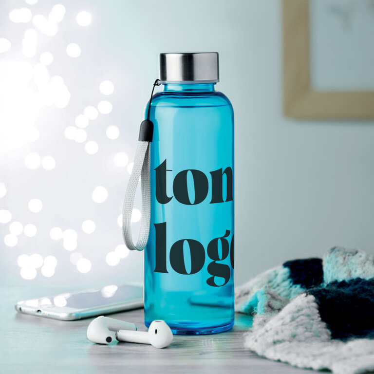 Bouteille personnalisée en Tritan avec dragonne 500 ml - Utah | pandacolach