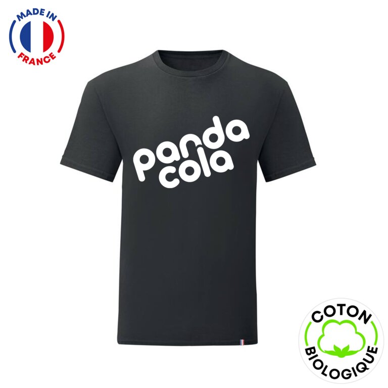 T-shirt coton bio 190 gr/m² personnalisable - Made in France - Enzo Couleur | pandacolach