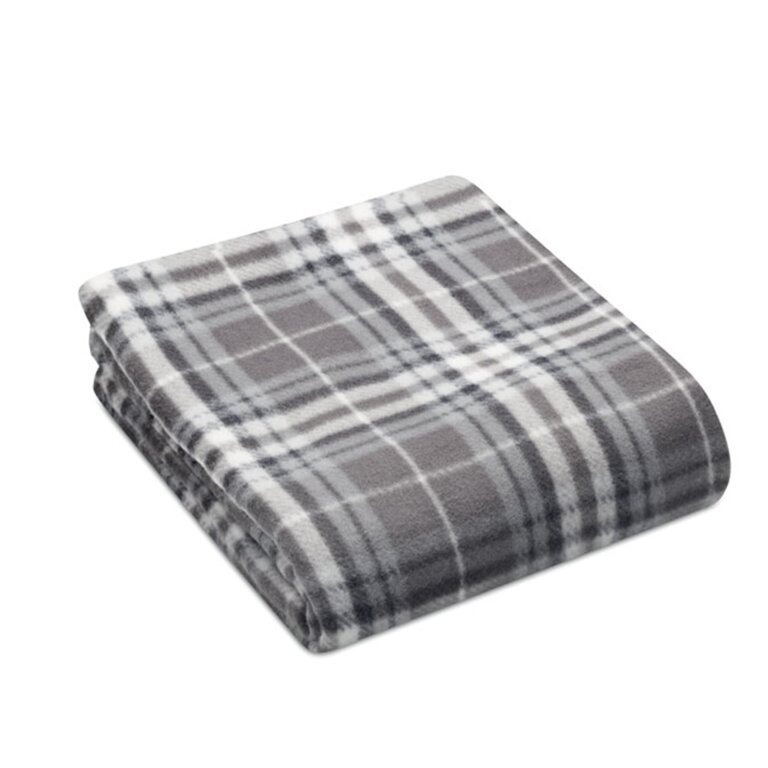 Couverture polaire 180 gr/m² en Rpet personnalisable avec pochette de voyage - Lex | pandacolach