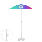 Parasol personnalisé carré en plastique pans arrondis - Bahamas square | pandacola - thumb - 1