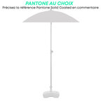 Parasol personnalisé carré en plastique pans arrondis - Bahamas square | pandacolach - thumb