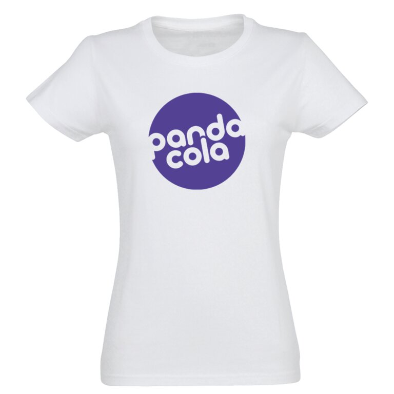 Tee-shirt personnalisable blanc femme coupe ajustée en coton bio 175 gr/m² - Pioneer | pandacola