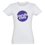 Tee-shirt personnalisable blanc femme coupe ajustée en coton bio 175 gr/m² - Pioneer | pandacola - thumb - 2