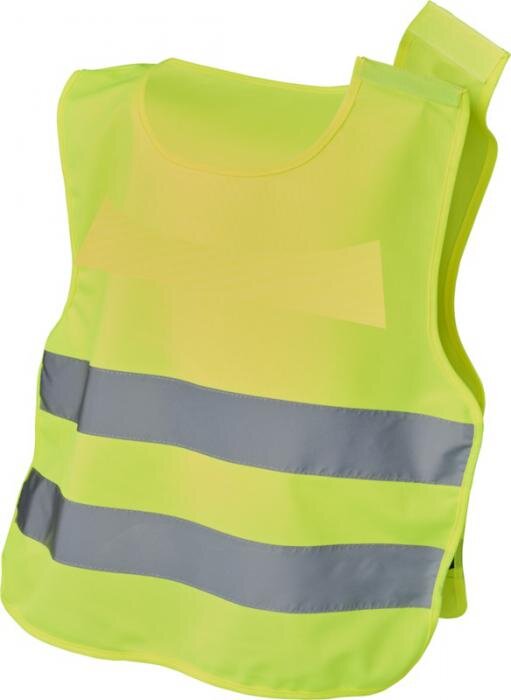 Gilet de sécurité personnalisé à velcro taille enfant 7-12 ans - Lura | pandacola - 1