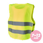 Gilet de sécurité personnalisé à velcro taille enfant 7-12 ans - Lura | pandacolach - thumb - 2