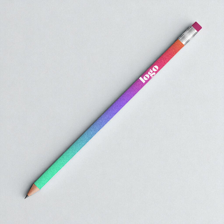 Crayon à papier personnalisé avec gomme BIC® - Classic Ecolutions Quadri | pandacolach