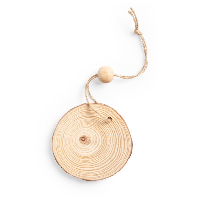 Rondin personnalisable de Noël à accrocher en bois - Woodoh | pandacolach