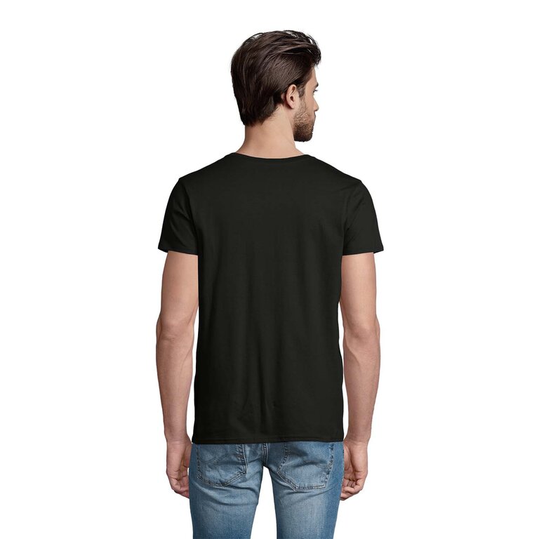 Tee-shirt personnalisable couleur homme coupe tubulaire en coton bio 175 gr/m² - Pioneer | pandacolach - 2