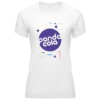 T-shirt de sport publicitaire blanc femme à manches courtes 135 gr/m² - Nara | pandacolach - thumb - 1