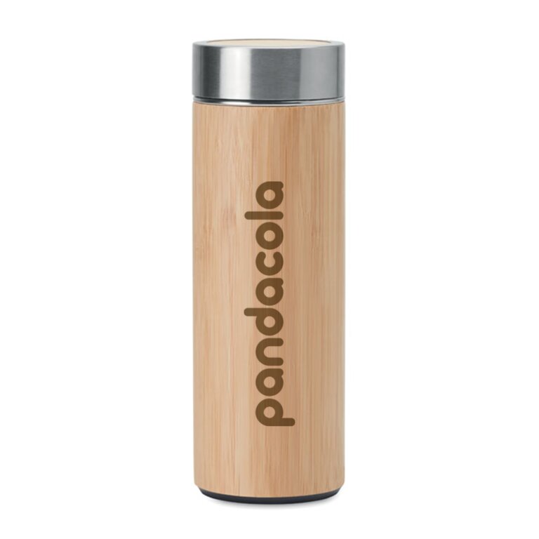 Gourde double paroi Inox avec infuseur à thé 400 ml - Paniza | pandacola