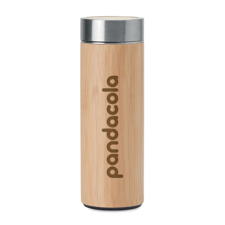 Gourde double paroi Inox avec infuseur à thé 400 ml - Paniza | pandacolach