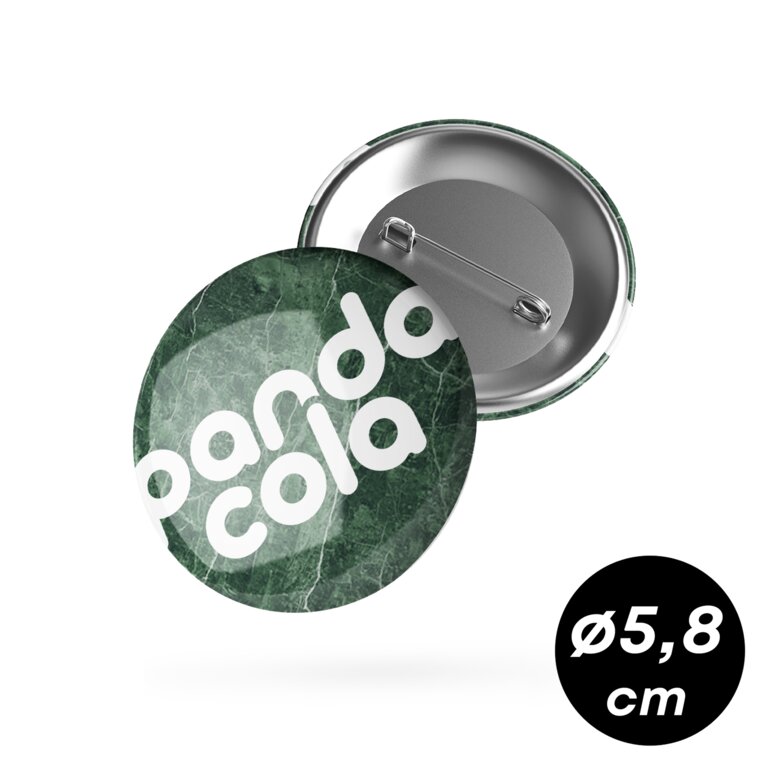 Badge personnalisé rond Ø5,8 cm - Paty | pandacola