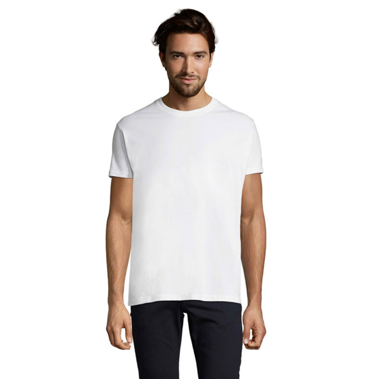 Tee-shirt personnalisable blanc homme 100% coton 190 gr/m² - Impérial | pandacola