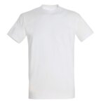 Tee-shirt personnalisable blanc homme 100% coton 190 gr/m² - Impérial | pandacola - thumb