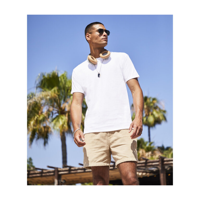 T-shirt personnalisé col rond homme blanc en coton 190 gr/m² | FRUIT OF THE LOOM® - Grape White | pandacola