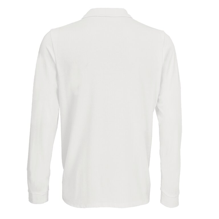 Polo personnalisé mixte blanc en polyester 200 gr/m² - Prime Lsl White | pandacola - 1