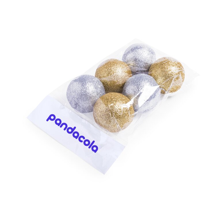 Set de 6 boules de Noël personnalisable - Christi | pandacolach