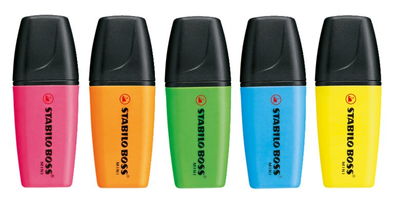 Mini surligneur personnalisé - Boss Mini | Stabilo | pandacolach - 2
