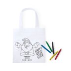 Sac personnalisable à colorier de Noël - Wahou | pandacolach - thumb - 1