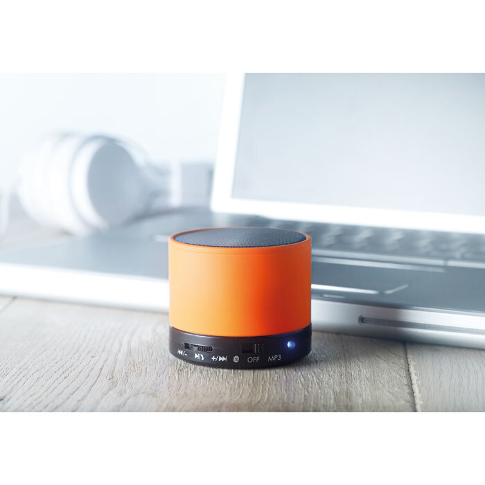 Haut-parleur publicitaire rechargeable bluetooth 3W - Round Bass | pandacolach - 2