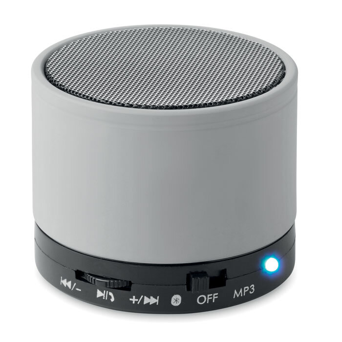 Haut-parleur publicitaire rechargeable bluetooth 3W - Round Bass | pandacolach
