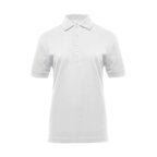 Polo personnalisable femme blanc en coton piqué à boutons colorés personnalisable 210 gr/m² - Mashou White | pandacola - thumb