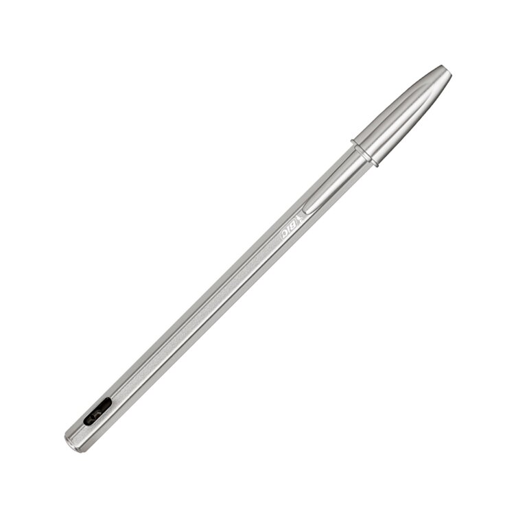 Stylo bille personnalisé à capuchon BIC® - Cristal Re New | pandacolach
