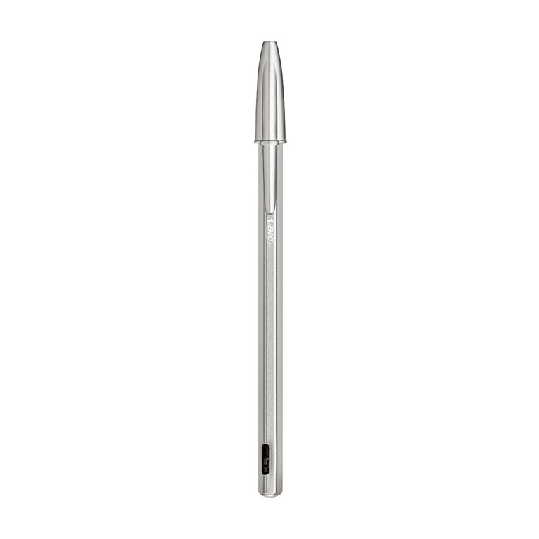 Stylo bille personnalisé à capuchon BIC® - Cristal Re New | pandacolach