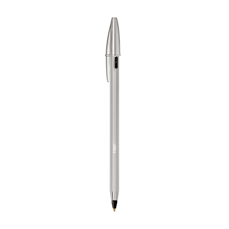 Stylo bille personnalisé à capuchon BIC® - Cristal Re New | pandacolach - 1