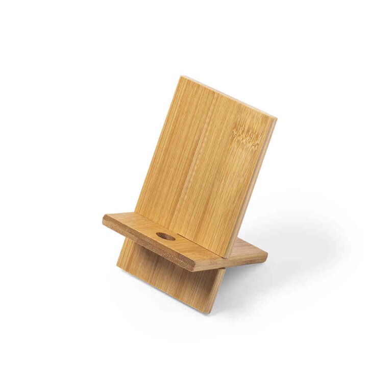 Support de téléphone personnalisable en bambou - Ryder | pandacola - 1