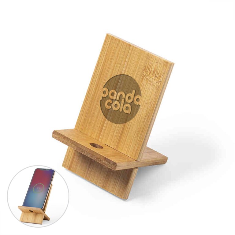 Support de téléphone personnalisable en bambou - Ryder | pandacolach