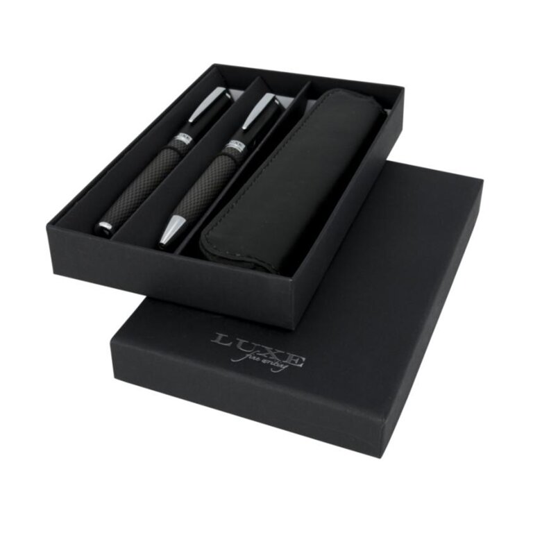 Parure de stylo personnalisée avec étui | Luxe® - Memory | pandacolach