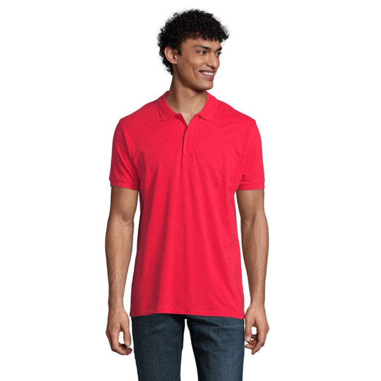 Polo promotionnel couleur homme en coton biologique à manches courtes 170 gr/m² - Planet | pandacola