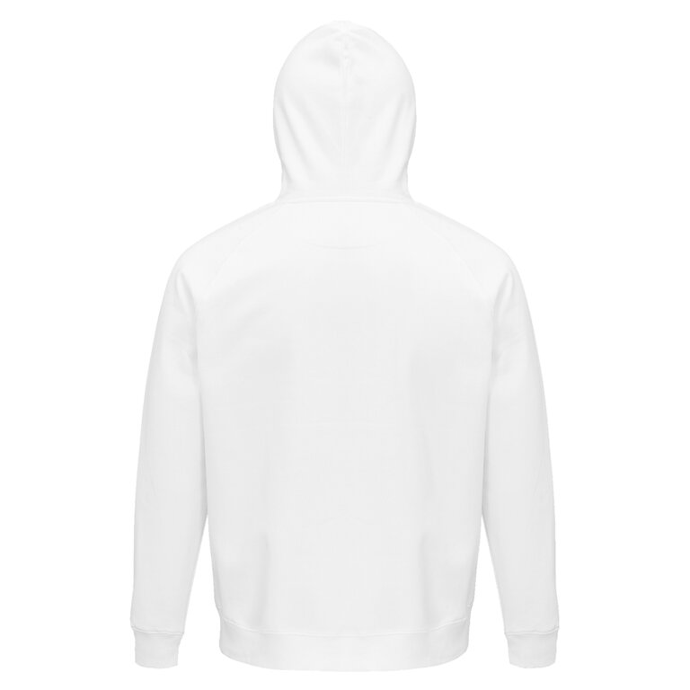 Sweat shirt promotionnel blanc unisexe à capuche en coton bio 280 gr/m² - Stellar | pandacola - 1
