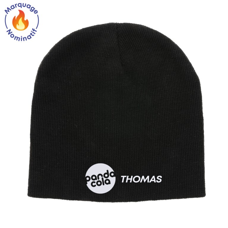 Bonnet en laine Polylana personnalisable avec votre prénom - Lana own | Impact | pandacolach