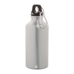 Gourde publicitaire en aluminium recyclé avec mousqueton 400 ml - Oregon | pandacolach - thumb